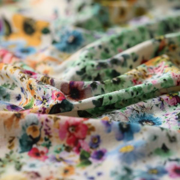 Hilco Viskosejersey Flor Fino Blumen